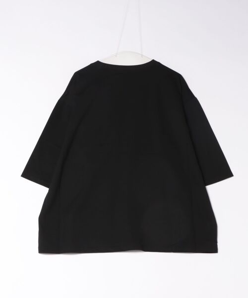 GOLDJAPAN(ゴールドジャパン)の「ロゴプリント&レースオーバーサイズTシャツ【大きいサイズ対応】(Tシャツ/カットソー・レディース・ピンク/ホワイト/ブラック・5L/4L/3L/LL)」の18枚目の写真