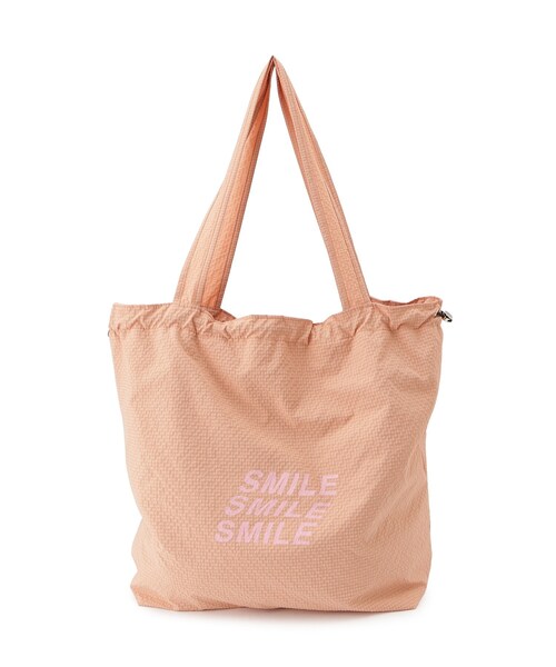 SHOO・LA・RUE(シューラルー)の「ロゴプリントトートバッグ(トートバッグ・レディース・ブラック/ベージュ/ピンク系・00)」の12枚目の写真