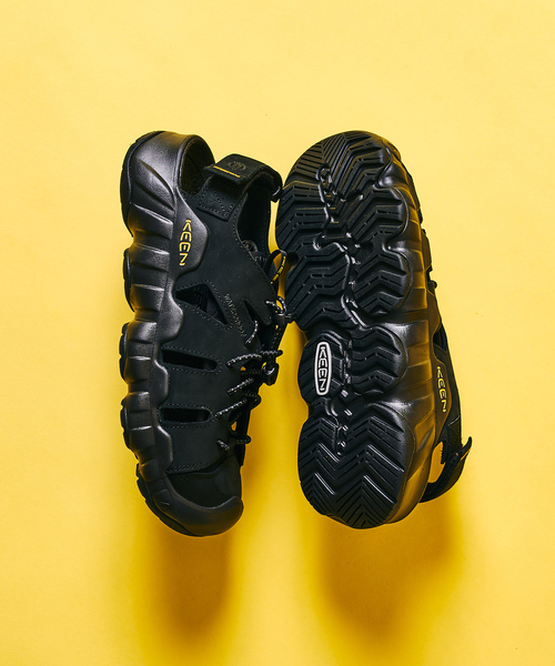 417 EDIFICE（フォーワンセブンエディフィス）の「KEEN / キーン HYPERPORT FISHERMAN LEATHER（サンダル・メンズ・ブラック/ベージュ・26cm/26.5cm/27cm/27.5cm/28cm）」の6枚目の写真