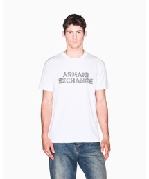 【A|X アルマーニ エクスチェンジ】＜オンライン限定＞AXロゴ レギュラーフィット 半袖クルーネックTシャツ/REGULAR