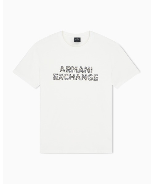 ARMANI EXCHANGE(アルマーニエクスチェンジ)の「【A|X アルマーニ エクスチェンジ】<オンライン限定>AXロゴ レギュラーフィット 半袖クルーネックTシャツ/REGULAR(Tシャツ/カットソー・メンズ・ダークネイビー/オフホワイト・LARGE/MEDIUM/SMALL/X-LARGE/X-SMALL/XX-LARGE)」の14枚目の写真