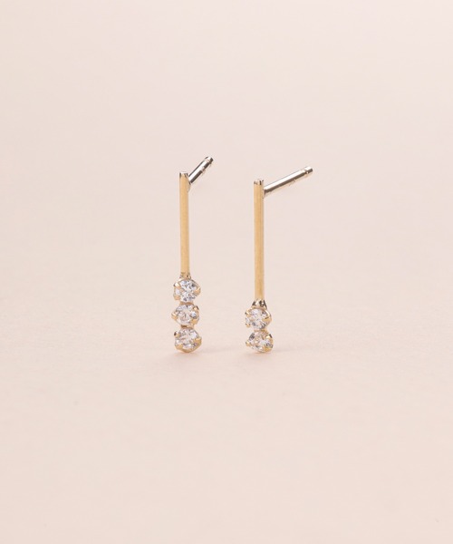K10 アシンメトリーピアス（ピアス（両耳用））｜EMUNE（エミュネ）の