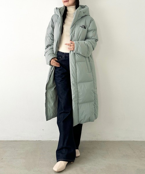 THE NORTH FACE(ザノースフェイス)の「THE NORTH FACE(ザ・ノースフェイス)//ロングダウンジャケット ベンチコート ヒートロックハイブリットダウンコート/M'S HEATLOCK HYBRID DOWN COAT H(ダウンジャケット/コート・レディース・ブラック/ネイビー/グリーン・L/M/S/XL)」の2枚目の写真