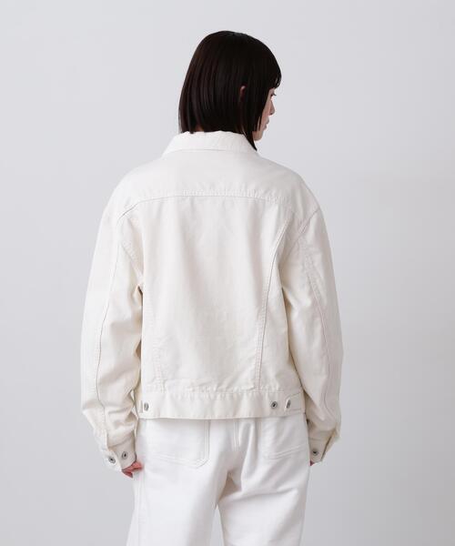 Y(ワイ)の「Y / ORGANIC COTTON TENCEL CHINO JACKET(ブルゾン・メンズ・ネイビー/ホワイト・SMALL/MEDIUM/LARGE)」の19枚目の写真