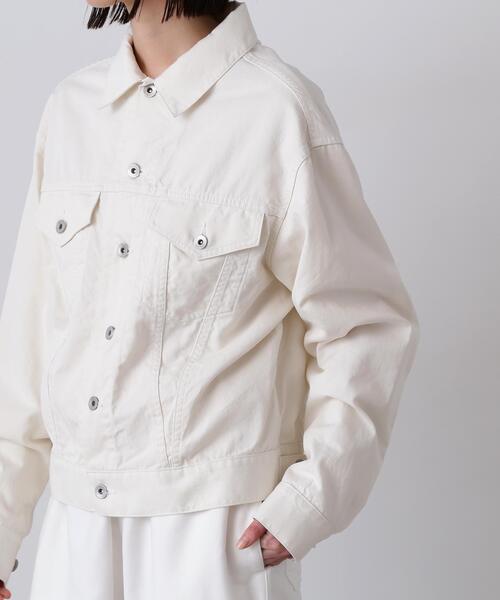 Y(ワイ)の「Y / ORGANIC COTTON TENCEL CHINO JACKET(ブルゾン・メンズ・ネイビー/ホワイト・SMALL/MEDIUM/LARGE)」の21枚目の写真