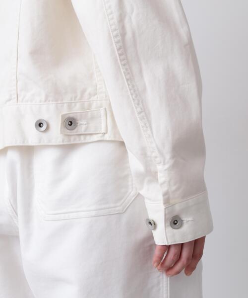 Y(ワイ)の「Y / ORGANIC COTTON TENCEL CHINO JACKET(ブルゾン・メンズ・ネイビー/ホワイト・SMALL/MEDIUM/LARGE)」の22枚目の写真