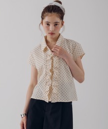 MUHET（ミュエータ）の「assorted front gather shirt / アソートフロントギャザーシャツ（シャツ/ブラウス）」