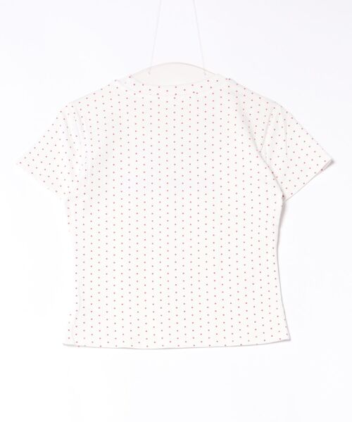 MEMECLE(メメクル)の「【 MEMECLE / メメクル 】ドットロゴプリントTシャツ(Tシャツ/カットソー・レディース・グレー/レッド・FREE)」の11枚目の写真