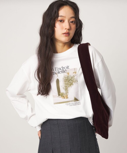 green label relaxing(グリーンレーベルリラクシング)の「<CLANATE>リバーシル バッグ(無地/チェック)(ショルダーバッグ・レディース・ネイビー/ワインレッド・FREE)」の4枚目の写真