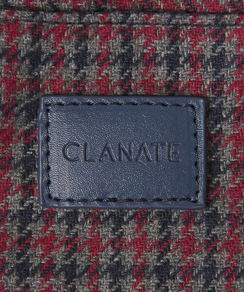 green label relaxing(グリーンレーベルリラクシング)の「<CLANATE>リバーシル バッグ(無地/チェック)(ショルダーバッグ・レディース・ネイビー/ワインレッド・FREE)」の20枚目の写真