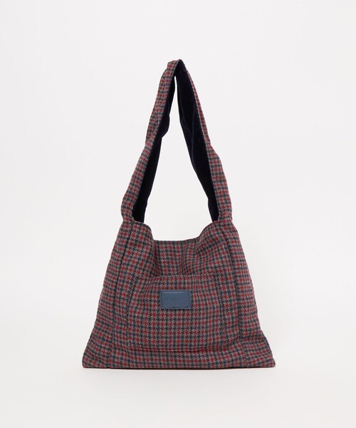 green label relaxing(グリーンレーベルリラクシング)の「<CLANATE>リバーシル バッグ(無地/チェック)(ショルダーバッグ・レディース・ネイビー/ワインレッド・FREE)」の22枚目の写真