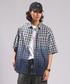 RAGEBLUE（レイジブルー）の「GRADATION CHECK OVERSIZED SHIRTS/グラデーションチェック/オーバーサイズシャツ（シャツ/ブラウス・MEDIUM）」