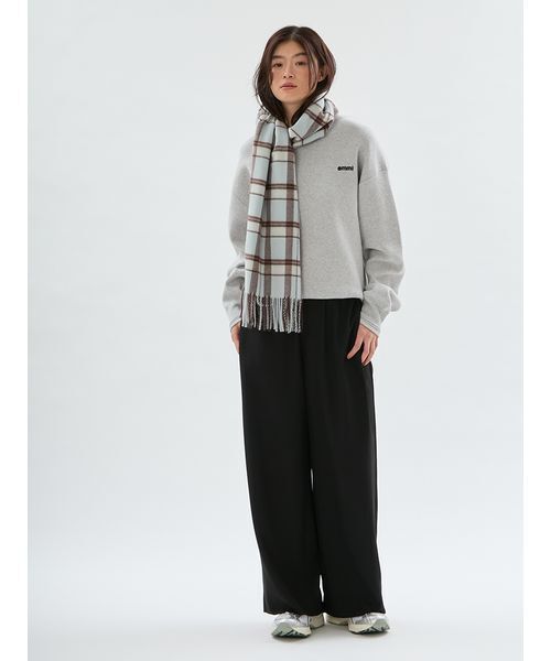 emmi（エミ）の「emmiロゴゴムジャガードタックパンツ（その他パンツ・レディース・イエロー/ブラウン/ブラック・1/0）」の12枚目の写真