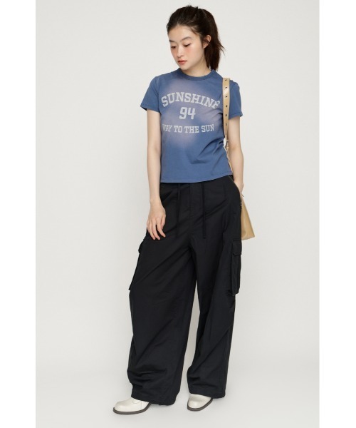 SLY(スライ)の「OVER LOOSE ZIP CARGO PT オーバールーズジップカーゴパンツ 夏服 秋服 冬服(カーゴパンツ・レディース・ブラック/オフホワイト/カーキ・2/1)」の11枚目の写真