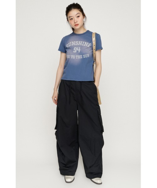 SLY(スライ)の「OVER LOOSE ZIP CARGO PT オーバールーズジップカーゴパンツ 夏服 秋服 冬服(カーゴパンツ・レディース・ブラック/オフホワイト/カーキ・2/1)」の12枚目の写真