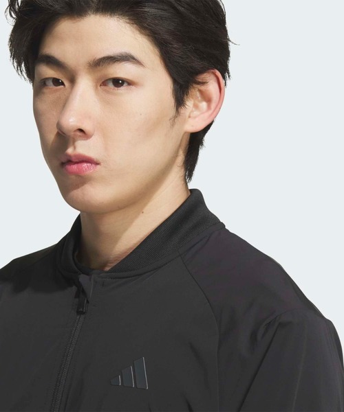 adidas（アディダス）の「長袖 フルジップジャケット【adidas Golf/アディダスゴルフ】（ブルゾン・メンズ・ブラック・XX-LARGE/SMALL/X-LARGE/LARGE/MEDIUM）」の4枚目の写真
