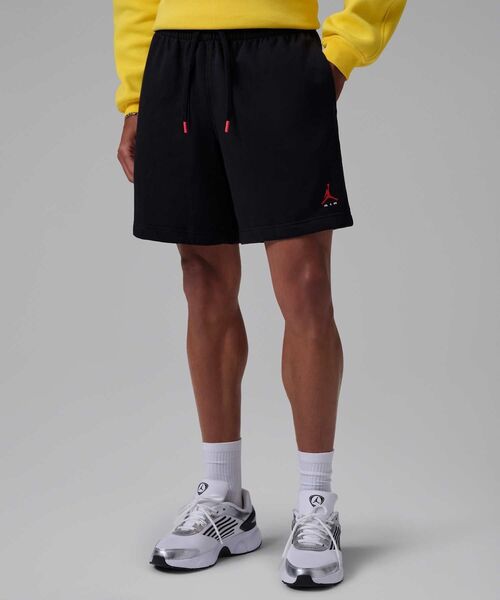 JORDAN BRAND(ジョーダンブランド)の「ジョーダン ブルックリン メンズ 18cm フリース ショートパンツ / Jordan Brooklyn Men's 7" Fleece Shorts IM9208-010 Black(スウェットパンツ・メンズ・ブラック・XL/2XL/L/M/S)」の1枚目の写真