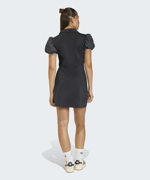 adidas(アディダス)の「バルーンスリーブ付きワンピース / アディダスオリジナルス adidas Originals(ワンピース・レディース・ブラック・SMALL/X-LARGE/XX-LARGE/LARGE/MEDIUM)」の2枚目の写真