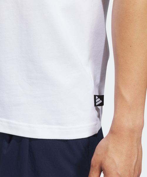 adidas（アディダス）の「ゴルフ チップイン パラダイス グラフィック Tシャツ【adidas Golf/アディダスゴルフ】（Tシャツ/カットソー・メンズ・ホワイト・SMALL/MEDIUM/LARGE/X-LARGE/XX-LARGE/3XL）」の5枚目の写真