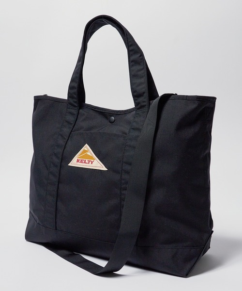 KELTY（ケルティ）の「KELTY/ケルティ NYLON TOTE 2M（トートバッグ・メンズ・ブラック/タン・FREE）」の8枚目の写真