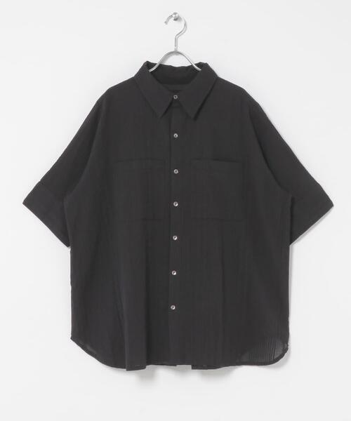 URBAN RESEARCH Sonny Label(アーバンリサーチサニーレーベル)の「コットンサッカーオーバーシャツ(シャツ/ブラウス・レディース・ホワイト/ブラック/ライトピンク・FREE)」の17枚目の写真