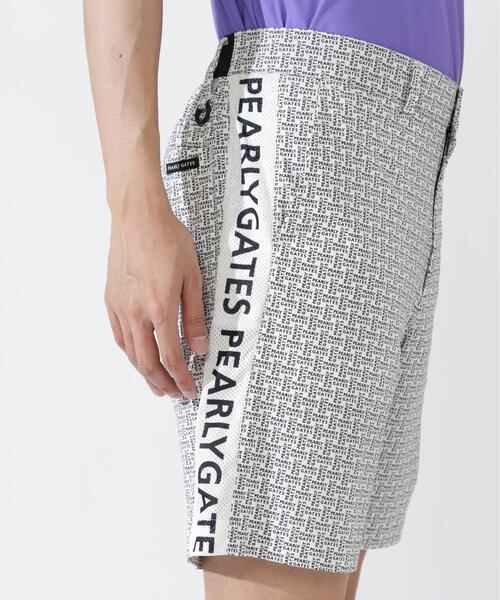 PEARLY GATES(パーリーゲイツ)の「【PEARLY GATES】ナイロンアクティブストレッチ×KAZEメッシュショートパンツ <ロゴ総柄>(その他パンツ・メンズ・ホワイト系その他・MEDIUM/LARGE/SMALL)」の8枚目の写真
