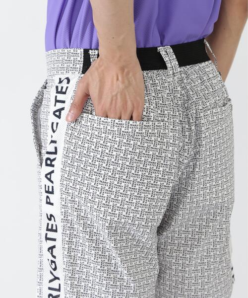 PEARLY GATES(パーリーゲイツ)の「【PEARLY GATES】ナイロンアクティブストレッチ×KAZEメッシュショートパンツ <ロゴ総柄>(その他パンツ・メンズ・ホワイト系その他・MEDIUM/LARGE/SMALL)」の10枚目の写真