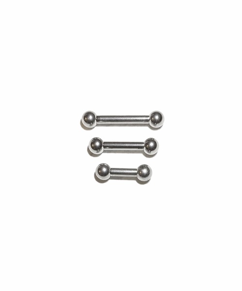 MORPH(モルフ)の「MORPH モルフ バーベル ボディーピアス 10ゲージ 8mm~16mm(ピアス(片耳用)・レディース・シルバー・12/10/8/16/14)」の1枚目の写真