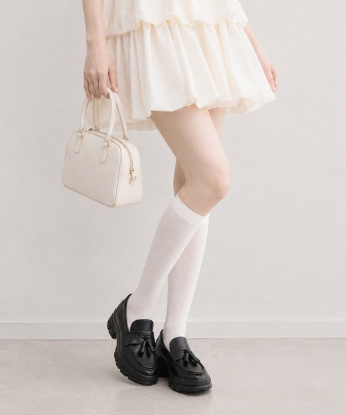 coca(ANDEX shoes product)(コカ)の「軽量 厚底 トラックソールローファー(ローファー・レディース・ブラック・SMALL/MEDIUM/LARGE)」の7枚目の写真