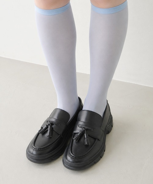 coca(ANDEX shoes product)(コカ)の「軽量 厚底 トラックソールローファー(ローファー・レディース・ブラック・SMALL/MEDIUM/LARGE)」の13枚目の写真