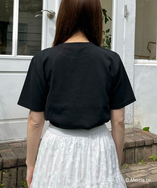 MIIA(ミーア)の「miffy ジュエルパールTシャツ(Tシャツ/カットソー・レディース・ブラック/オフホワイト・FREE)」の7枚目の写真