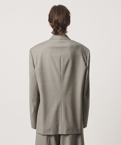LOEFF(ロエフ)の「<LOEFF>ポプリン ボックス ジャケット(テーラードジャケット・レディース・ベージュ/ネイビー・0/1)」の10枚目の写真