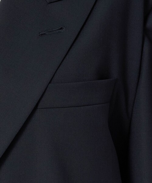 LOEFF(ロエフ)の「<LOEFF>ポプリン ボックス ジャケット(テーラードジャケット・レディース・ベージュ/ネイビー・0/1)」の15枚目の写真