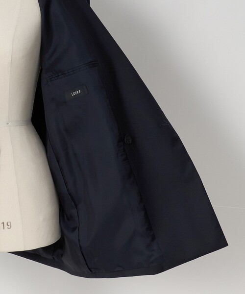 LOEFF(ロエフ)の「<LOEFF>ポプリン ボックス ジャケット(テーラードジャケット・レディース・ベージュ/ネイビー・0/1)」の17枚目の写真