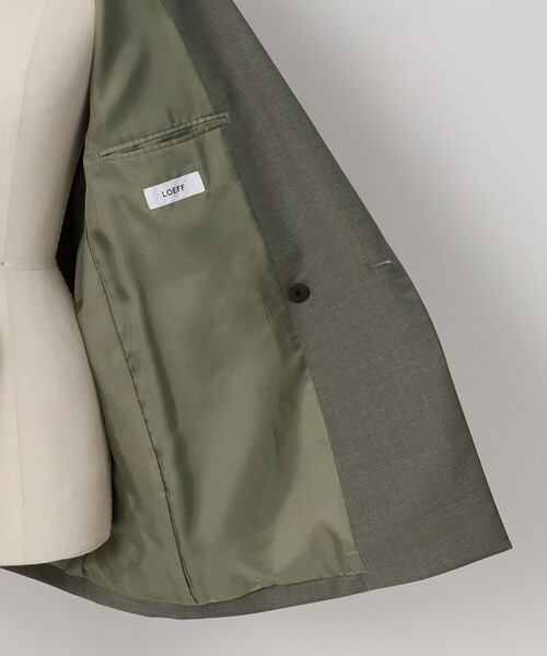 LOEFF(ロエフ)の「<LOEFF>ポプリン ボックス ジャケット(テーラードジャケット・レディース・ベージュ/ネイビー・0/1)」の21枚目の写真