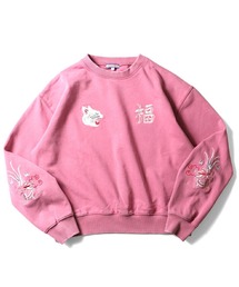 HOUSTON（ヒューストン）の「HOUSTON 刺繍スウェット(CAT)（スウェット）」