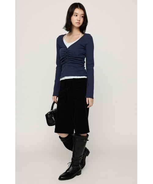 SLY（スライ）の「【大人気アイテムがWEB限定で再入荷！】LAYERED LIKE CUT TOPS レイヤードライクカットトップス 秋服（Tシャツ/カットソー・レディース・ネイビー/アイボリー/ライトブラック/ライトピンク・FREE）」の20枚目の写真
