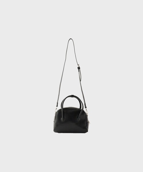 UNSTOA(アンストア)の「Compact Size with Mini Pouch Faux Leather 2-Way Handbag 秋服 冬服(ハンドバッグ・レディース・ブラック・FREE)」の7枚目の写真