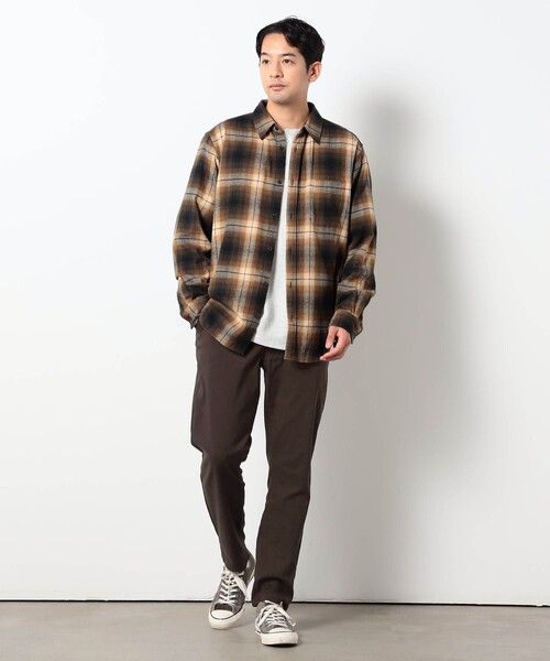 Grand PARK(グランドパーク)の「裏起毛レギンスイージーパンツ(その他パンツ・メンズ・ベージュ/チャコールグレー/ダークブラウン/カーキ/ネイビー/ブラック・M/L/XL)」の7枚目の写真