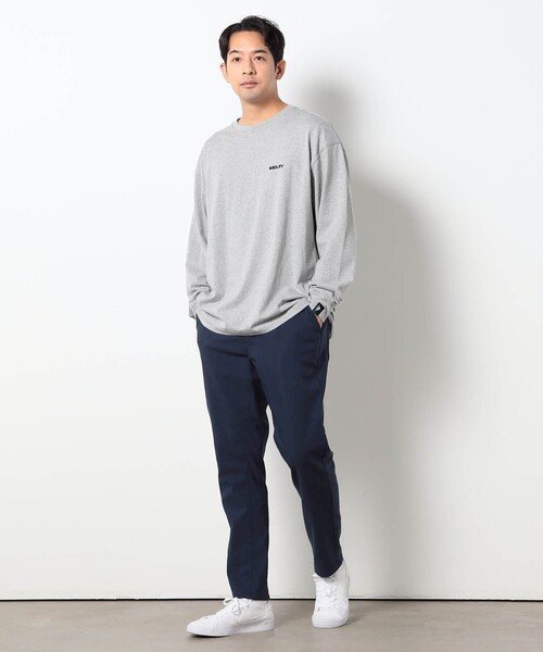 Grand PARK(グランドパーク)の「裏起毛レギンスイージーパンツ(その他パンツ・メンズ・ベージュ/チャコールグレー/ダークブラウン/カーキ/ネイビー/ブラック・M/L/XL)」の12枚目の写真