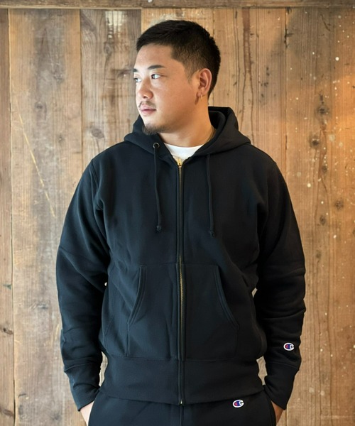 Champion(チャンピオン)の「【Champion】REVERSE WEAVE ZIP HOODED SWEATSHIRT(パーカー・メンズ・グレー/ネイビー/ブラック・X-LARGE/XX-LARGE)」の1枚目の写真