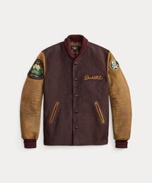 RRL（ダブル アール エル）の「レザースリーブ ベースボール ジャケット（その他アウター）」