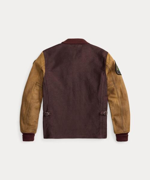 RRL(ダブル アール エル)の「レザースリーブ ベースボール ジャケット(その他アウター・メンズ・レッド・S/M/L/XL/XS/XXL)」の11枚目の写真