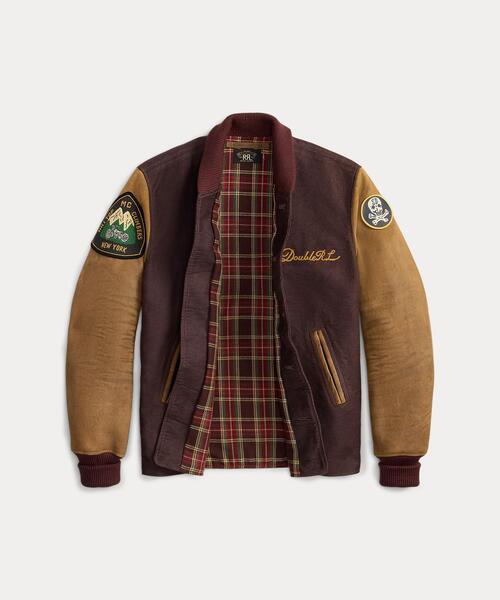 RRL(ダブル アール エル)の「レザースリーブ ベースボール ジャケット(その他アウター・メンズ・レッド・S/M/L/XL/XS/XXL)」の10枚目の写真