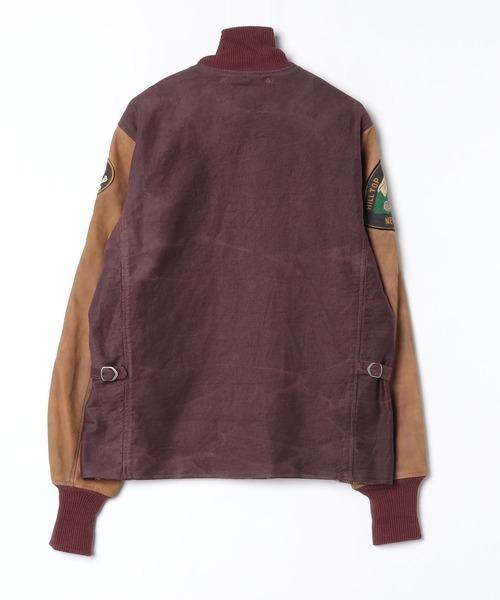 RRL(ダブル アール エル)の「レザースリーブ ベースボール ジャケット(その他アウター・メンズ・レッド・S/M/L/XL/XS/XXL)」の4枚目の写真