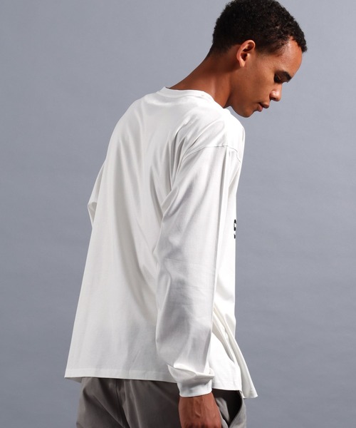 NUMERALS（ヌメラルズ）の「[NUMERALS]NO WORRIES MESSAGE GRAPHIC TEE（Tシャツ/カットソー・メンズ・ベージュ/ブラック・MEDIUM/LARGE）」の8枚目の写真