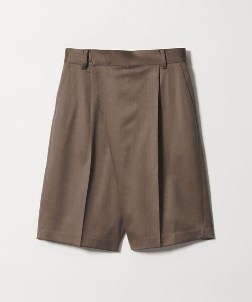 conte（コンテ）の「＜conte＞アシンメトリー タック ハーフパンツ（その他パンツ・レディース・ブラック/ダークブラウン・38/36）」の20枚目の写真