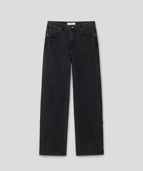 MMIC(エムエムアイシー)の「GLEAM TRACE JEANS (BLACK)(デニムパンツ・メンズ・その他・LARGE/MEDIUM/SMALL)」の1枚目の写真