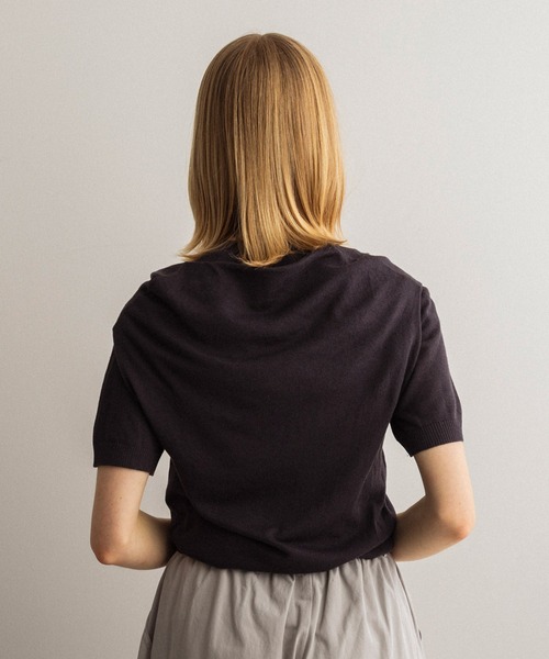 SERENO(セレーノ)の「レイヤードニットプルオーバー(ニット/セーター・レディース・ブラック/ホワイト・ONE SIZE)」の14枚目の写真