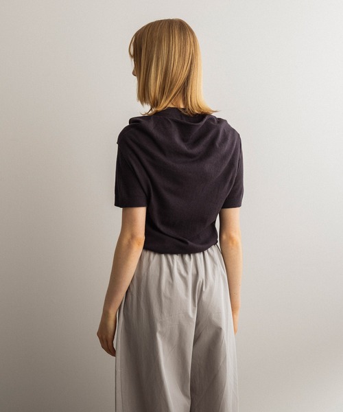 SERENO(セレーノ)の「レイヤードニットプルオーバー(ニット/セーター・レディース・ブラック/ホワイト・ONE SIZE)」の15枚目の写真
